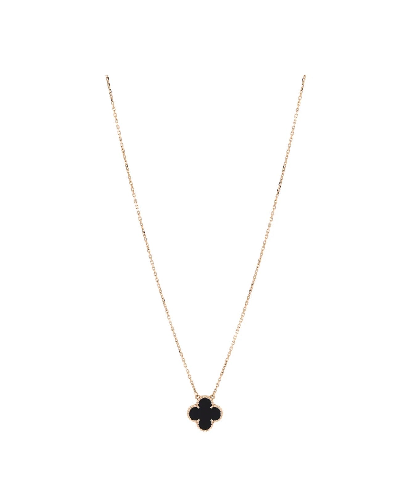Midnight Clover Necklace
