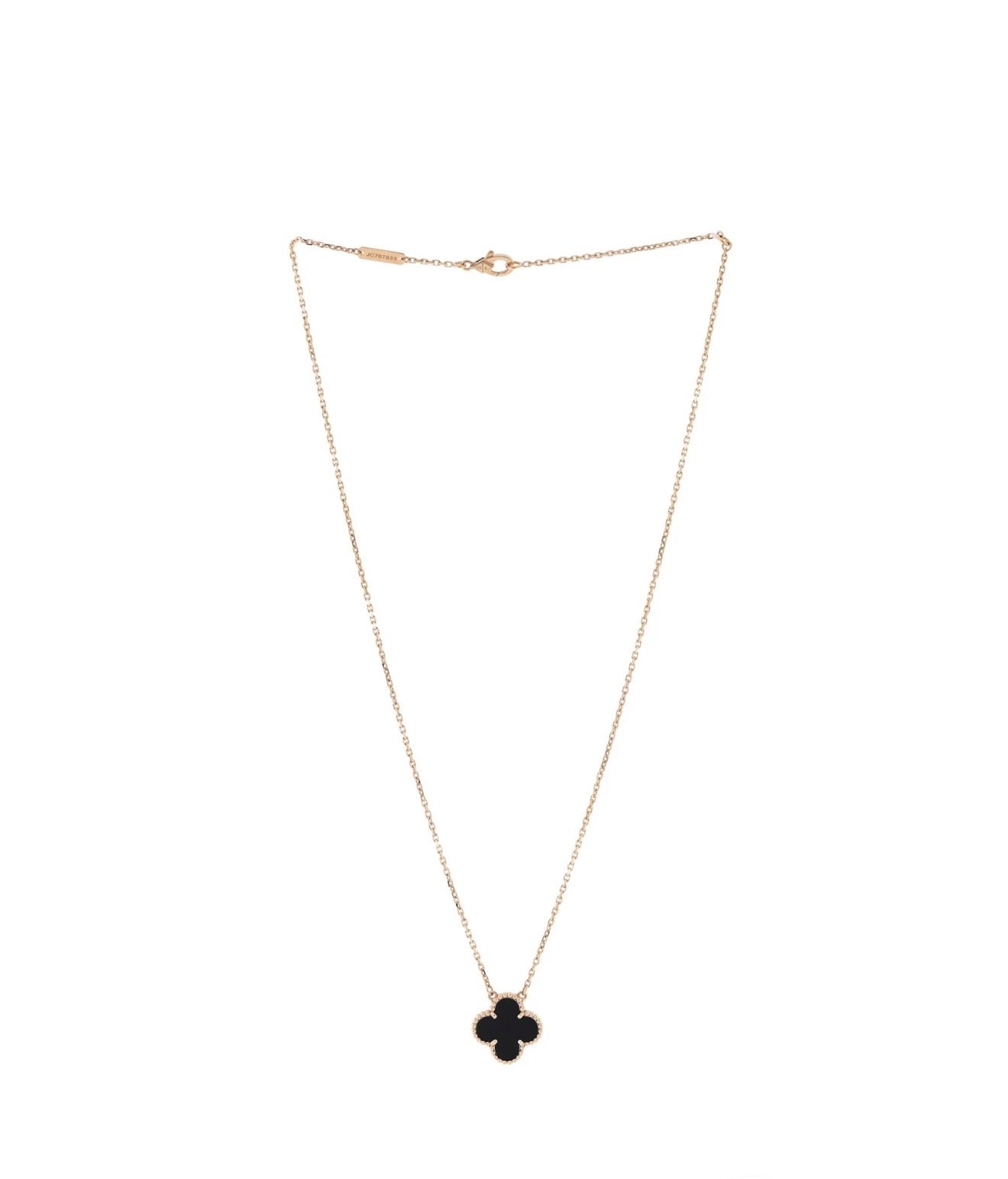 Midnight Clover Necklace